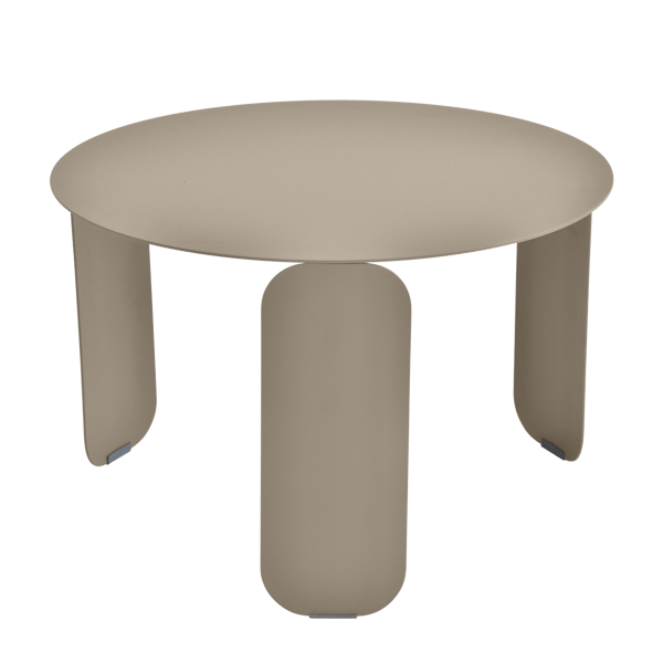 Fermob Bebop Low Table Round 60cm in Nutmeg