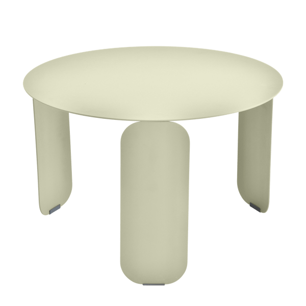 Bebop Low Table Round 60cm By Fermob in Willow Green