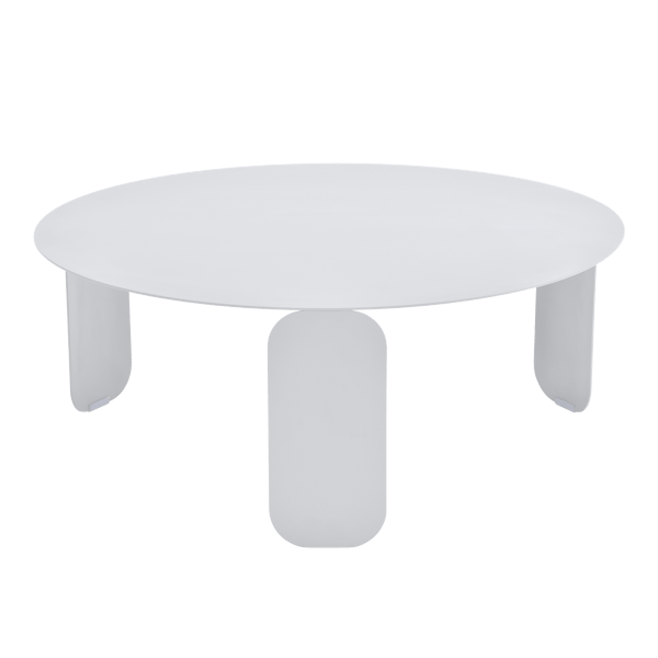 Bebop Low Table Round 80cm By Fermob in Cotton White