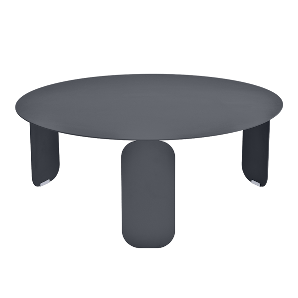 Bebop Low Table Round 80cm By Fermob in Anthracite