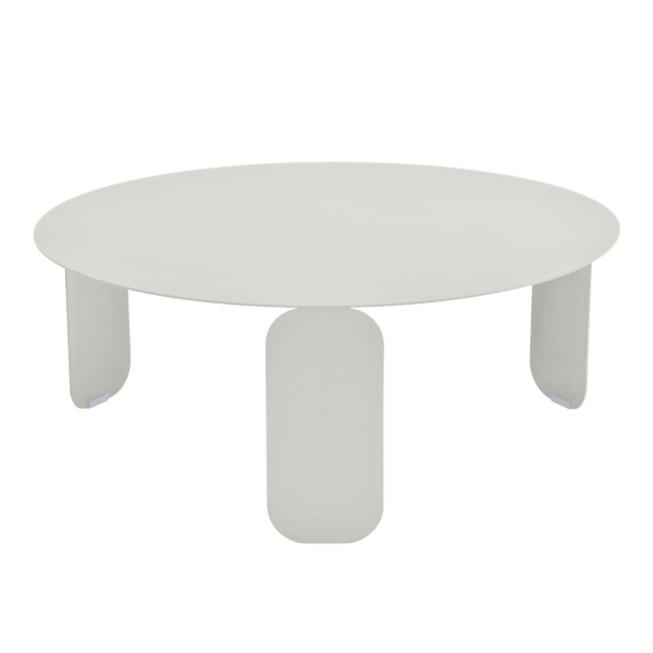 Bebop Low Table Round 80cm By Fermob in Clay Grey