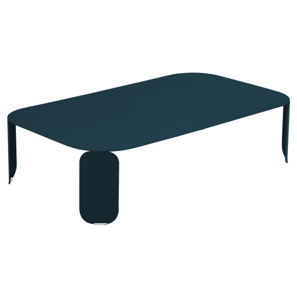 Bebop Low Table 120 x 70cm - 29cm High By Fermob in Acapulco Blue