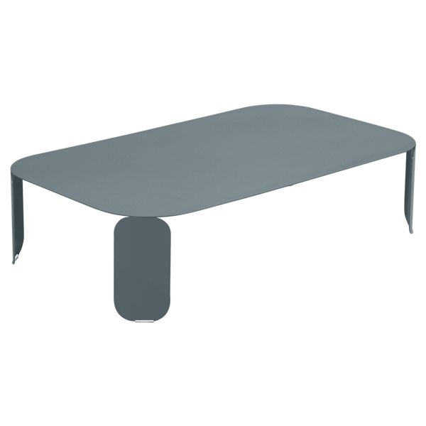 Bebop Low Table 120 x 70cm - 29cm High By Fermob in Storm Grey