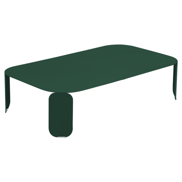Bebop Low Table 120 x 70cm - 29cm High By Fermob in Cedar Green