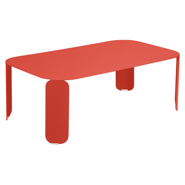 Fermob Bebop Low Table 120 x 70cm - 42 cm High in Capucine