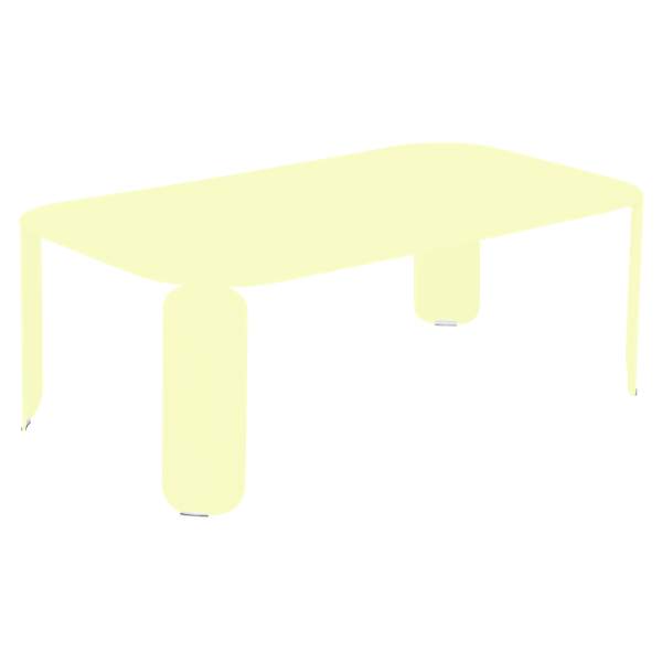 Bebop Low Table 120 x 70cm - 42 cm High By Fermob in Frosted Lemon