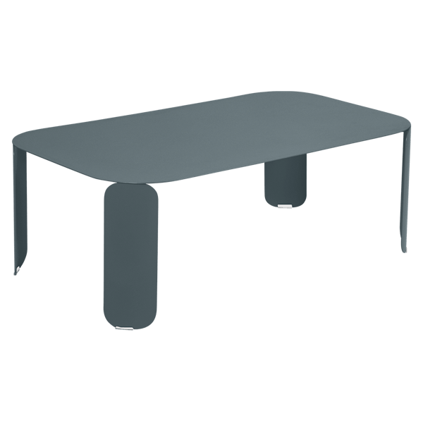 Bebop Low Table 120 x 70cm - 42 cm High By Fermob in Storm Grey