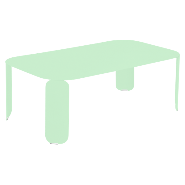 Bebop Low Table 120 x 70cm - 42 cm High By Fermob in Opaline Green