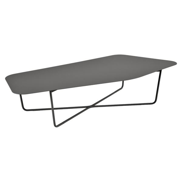 Ultrasofa Outdoor Coffee Low Table By Fermob in Liquorice