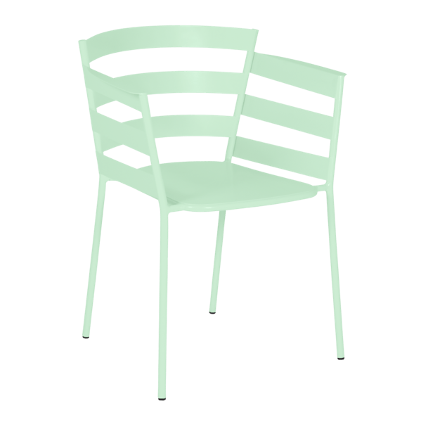 Rythmic Outdoor Dining Armchair By Fermob in Opaline Green
